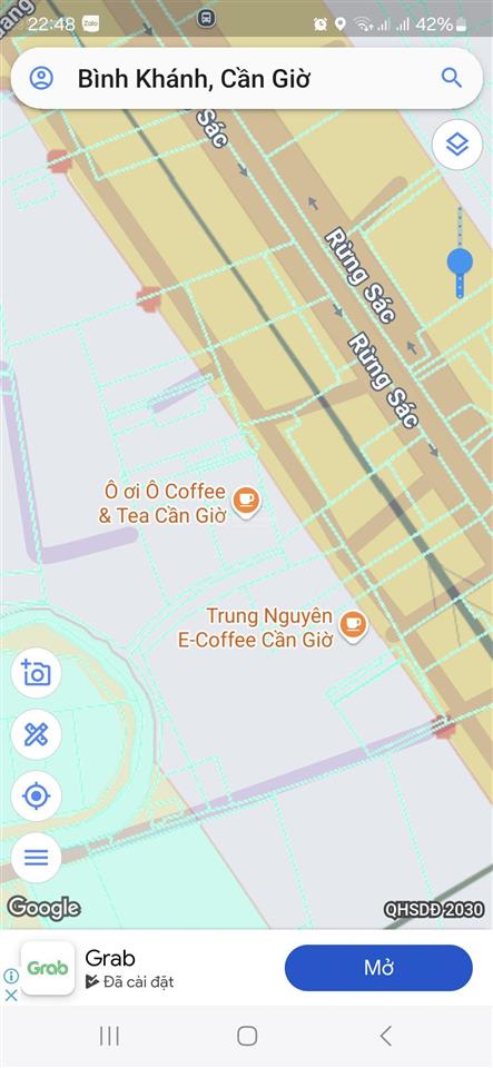 Bán nhà cấp 4 mặt tiền đường rừng sác, bình khánh, cần giờ, dt 7x33m