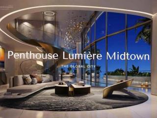 Cần tiền bán gấp căn penthouse thông tầng, view sông, giá 43.2 tỷ, the global city, quận 2