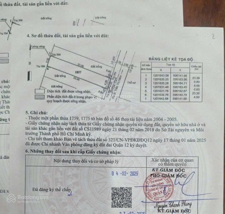 Đất 4x25m 100m2 xây 5 tầng khu dân cư cáo cấp trần thị năm q12 hơn 5 tỷ