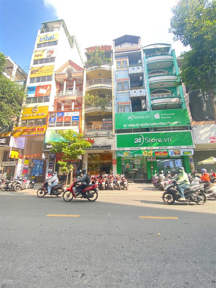 Hạ 15 tỷ, bán gấp mặt tiền tôn thất tùng, quận 1 (4 x 24m) hầm 9 tầng, hđt 160tr/tháng, giá 45 tỷ