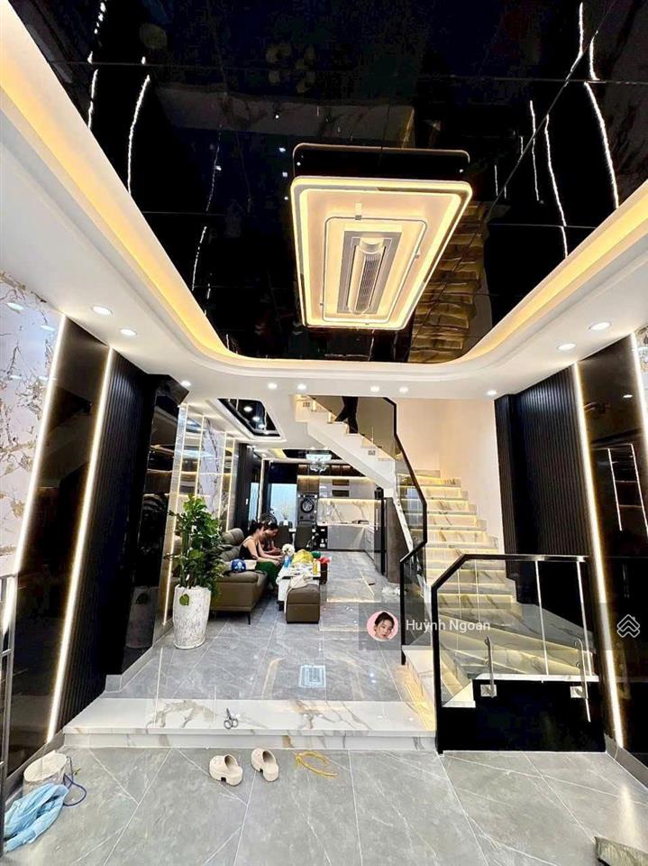 Nhà mới full nội thất cao cấp hẻm xe hơi 1942 đường huỳnh tấn phát tt. nhà bè  qua phú mỹ hưng 5ph