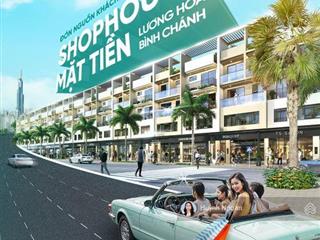 Bán shophouse kinh doanh vs ở mặt tiền 60m giá 6tỷ790 dtsd 500m2 liền kề bình chánh. 0788 911 ***