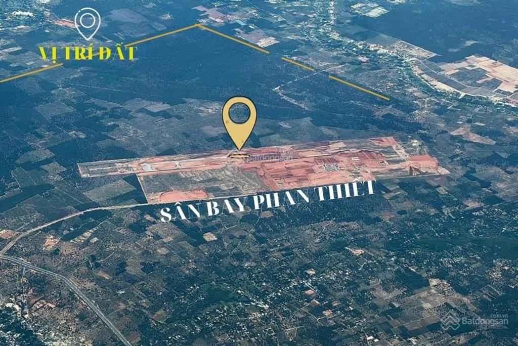 Bán 2 sào đất, mặt tiền mở rộng 30m, kết nối cổng sân bay phan thiết 3km, giá 1,1tr/m2