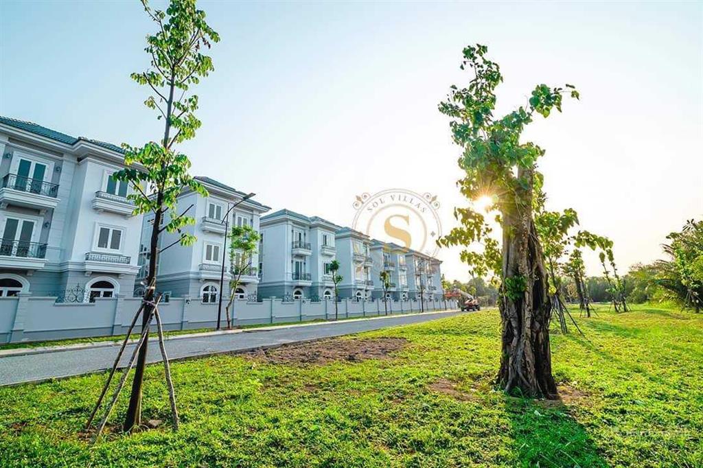 Căn đơn lập, view sông, khu biệt thự compound sol villas. dt 264m2, giá 34.5 tỷ,  0902.746,319