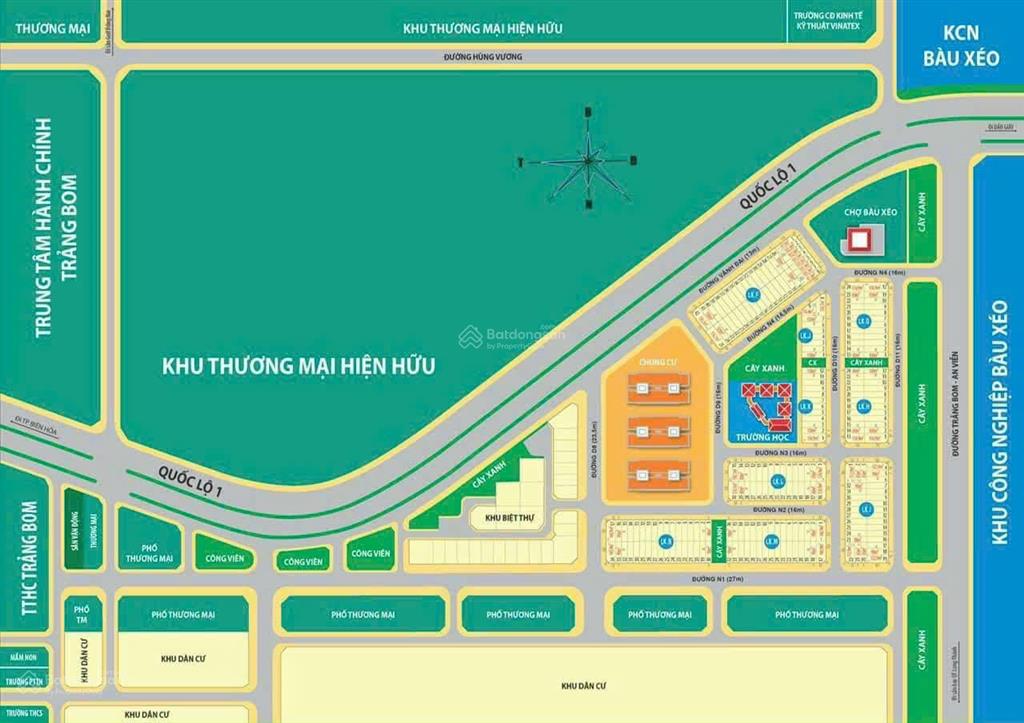 Shophouse tại quốc lộ 1a và kcn bàu xéo (rộng 500ha) kinh doanh khai thác dòng tiền được ngay