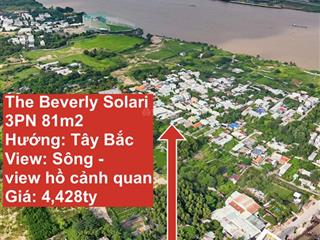 Rẻ nhất thị trường căn hộ 3pn cao cấp view sông giá 4,428 tỷ