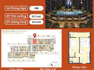 Bán căn 1pn giá tốt masteri park place the global city | tầng đẹp layout đẹp giá 6,629 tỷ