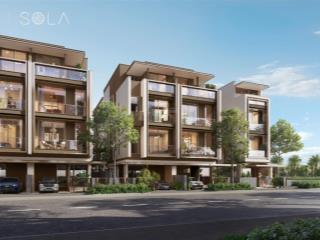 Hàng vvip biệt thự song lập bán đảo sola 3 mặt giáp sông, trung tâm q2 giá chỉ 59,4ty