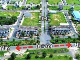 Bán đất nền dự án nền mặt tiền đường d4, hướng đông tại khu dân cư d2d, giá ưu đãi 4,6 tỷ, 184m2