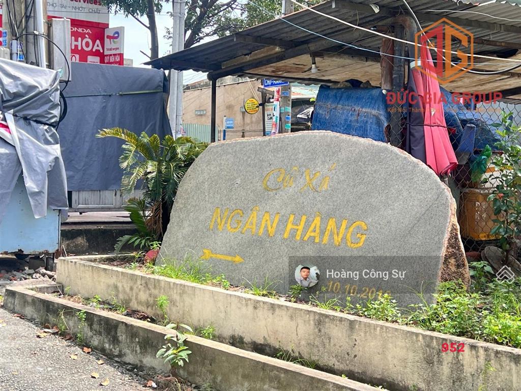 Bán nhà phường hiệp hòa, khu cư xá ngân hàng 1 trệt 1 lầu sổ hồng 373m2 thổ cư ngang 12m giá 17 tỷ