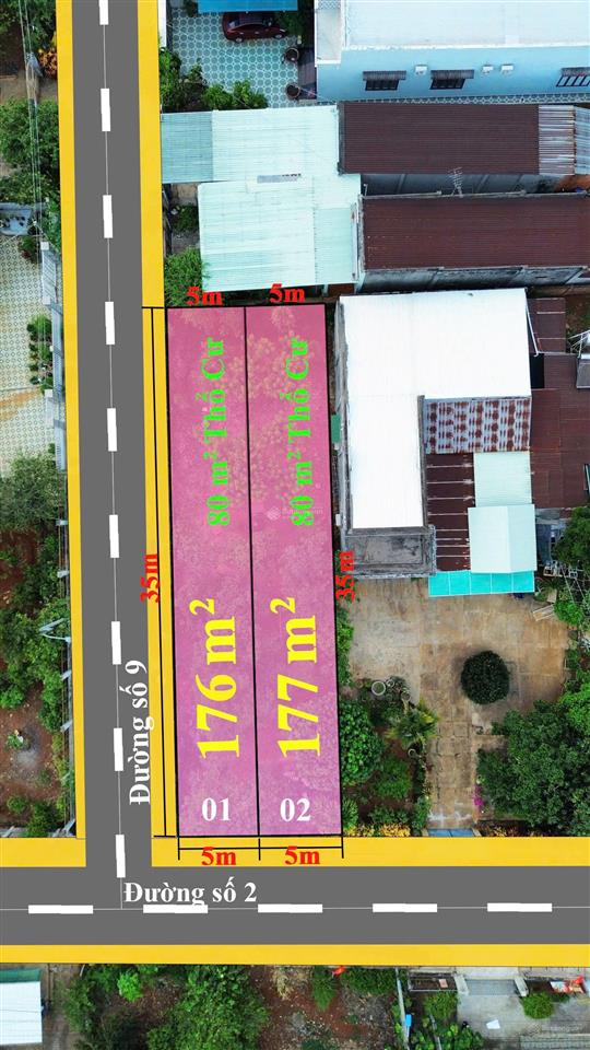 Bán đất tại đường số 2, phuong hàng gòn, đồng nai, giá 1,7 tỷ, 177m2