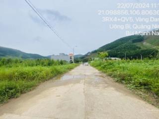Bán gấp 140m2 lô đất khu tái định cư máng lao, khu 5a phường vàng danh, uông bí, hà nội.