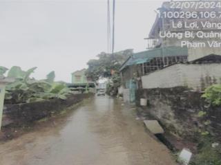 Bán gấp 167.1m2 lô đất khu 3 phường vàng danh, uông bí, quảng ninh.