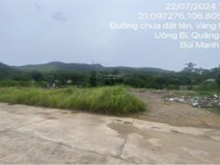 Bán gấp 158,3m2 lô đất khu 5a phường vàng danh, tp uông bí, quảng ninh