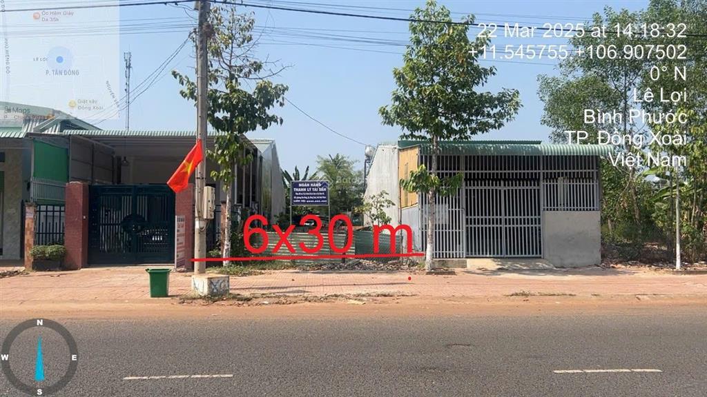 Vibamc bán đất tại mặt tiền đường lê lợi rộng 20m, phường tân đồng, tp. đồng xoài, tỉnh bình phước