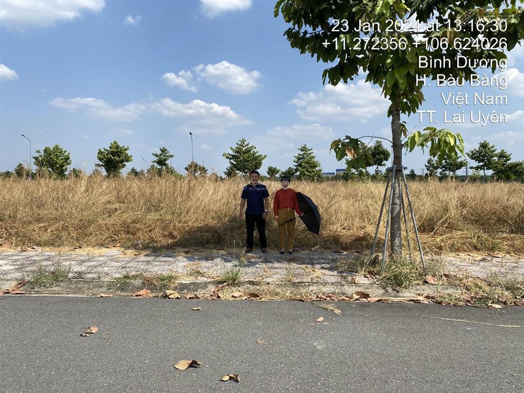 Bán đất mặt tiền đường nhựa d5 trung tâm thị trấn lai uyên, bàu bàng
