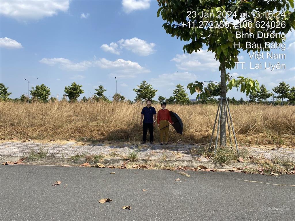 Bán đất mặt tiền đường nhựa d5 trung tâm thị trấn lai uyên, bàu bàng