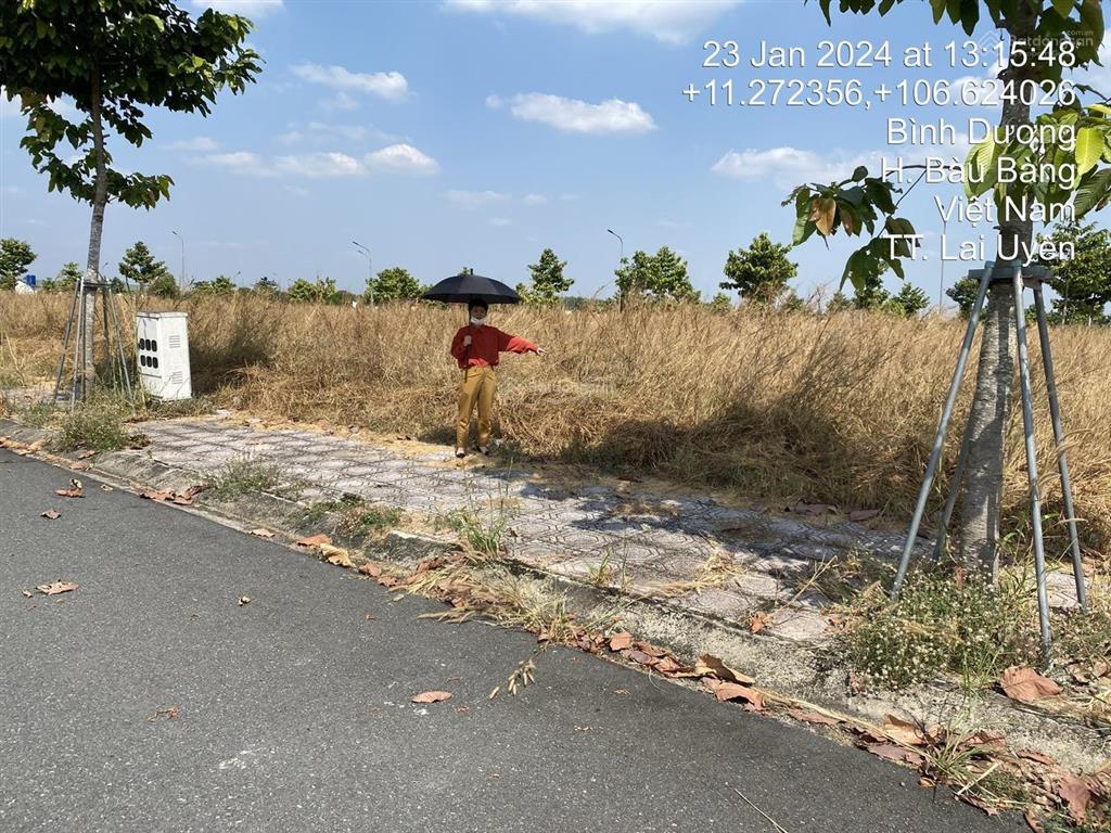 Bán đất mặt tiền đường nhựa d5 trung tâm thị trấn lai uyên, bàu bàng