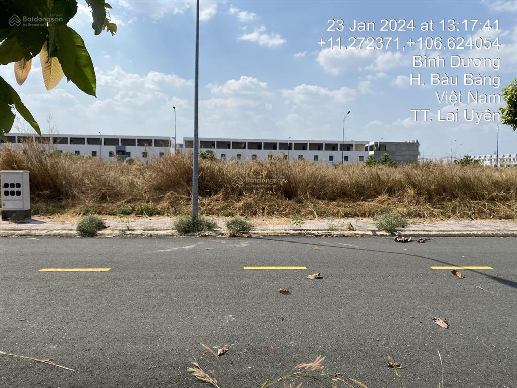 Bán đất mặt tiền đường nhựa d5 trung tâm thị trấn lai uyên, bàu bàng