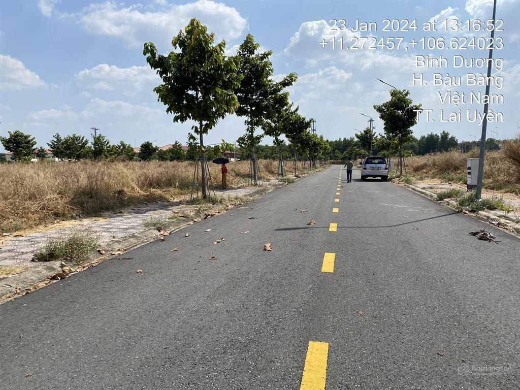 Bán đất mặt tiền đường nhựa d5 trung tâm thị trấn lai uyên, bàu bàng