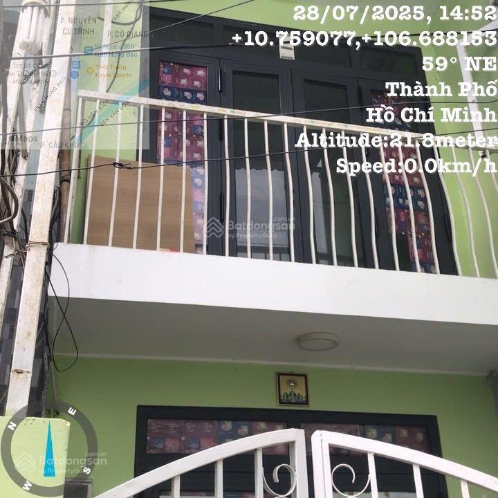 Bán nhà hẻm 449 trần hưng đạo, phường cầu kho, quận 1