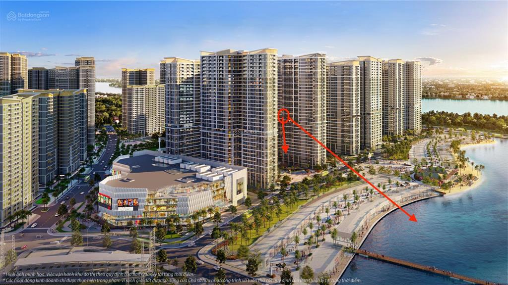 Căn góc cuối view triệu usd 2 pn opus one, 80 m2, 5,692 tỷ, xe vf3. tầng 1x siêu đẹp, 2 tầm view