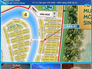 Siêu phẩm as451 góc 3 mặt tiền, vinhomes green paradise cần giờ view hồ 194m2 xd 434m2, 37,2 tỷ