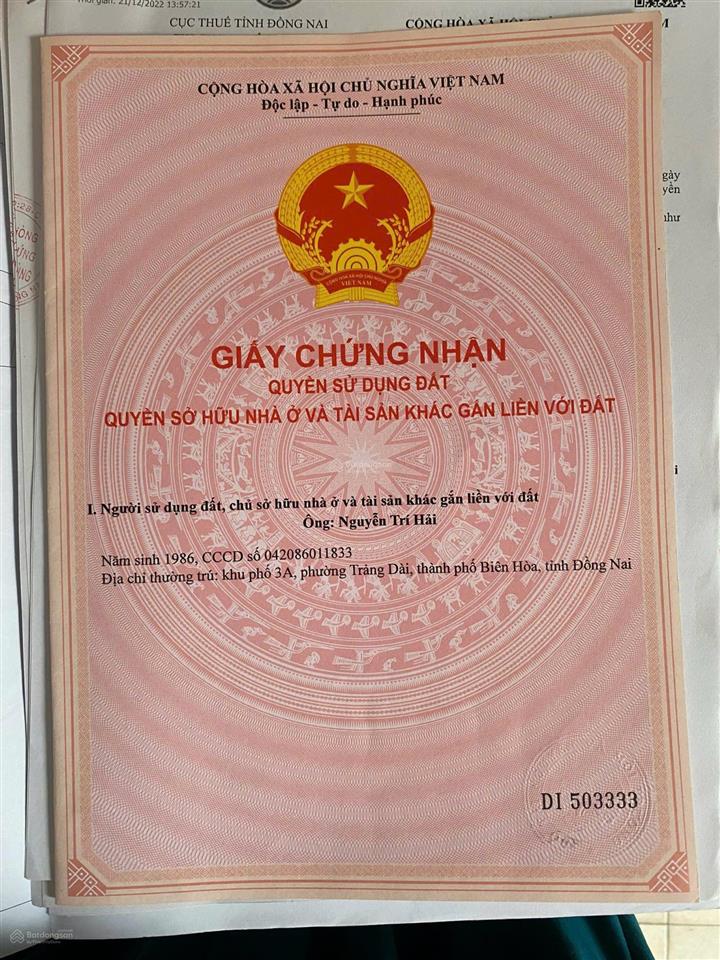 Bán đất tại đường 769, xã bình sơn, huyện long thành, đồng nai giá 2 tỷ, diện tích 100m2