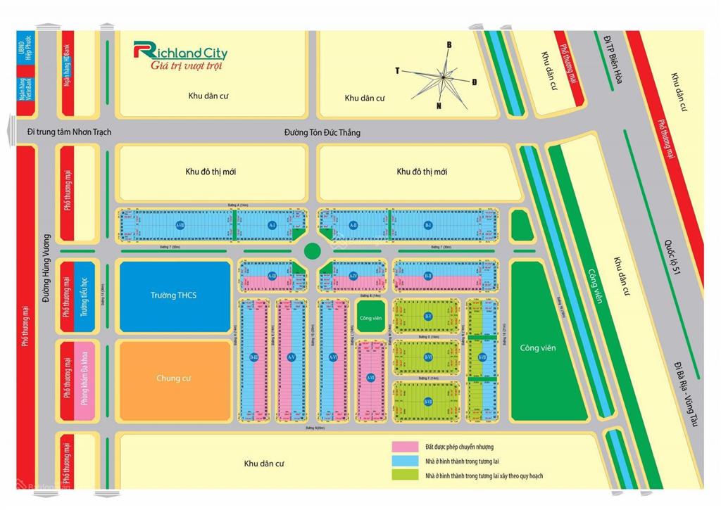 Chuyên bán đất nền dự án richland city 1 số nền đang bán vị trí đẹp giá tốt nhất trương 0933 791 ***