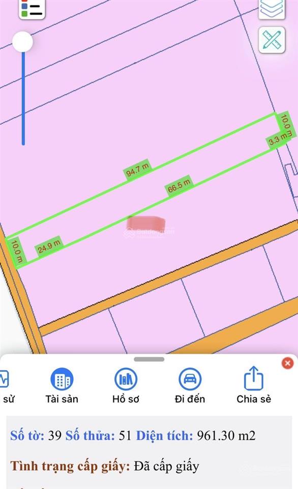 Bán đất ấp 1, xã tân hiệp, long thành, đồng nai.  0988 960 ***