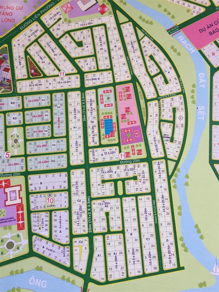 Cần bán gấp một sổ nền đất vị trí đẹp kdc phú nhuận  lô q1(15x18) đối diện cv giá 87tr/m2.