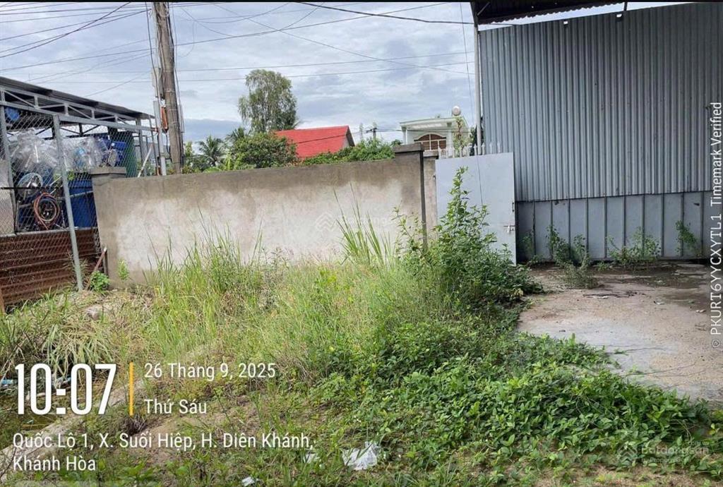 Bán kho, nhà xưởng tại quốc lộ 1a, diên khánh, khánh hòa, giá đầu tư