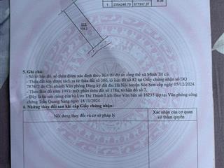 Chính chủ e bán mảnh 134m đất, sẵn sổ đỏ, ngõ ô tô vào dc lập trí minh trí sóc sơn hà nội