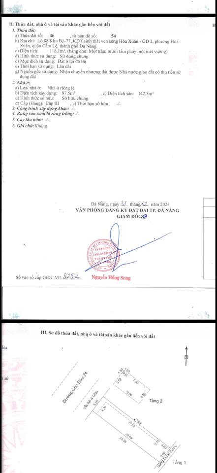 Bán nhanh căn trọ 236m đất 18 phòng đường cồn dầu 24 hoà xuân đà nẵng