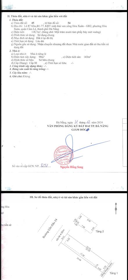 Bán nhanh căn trọ 236m đất 18 phòng đường cồn dầu 24 hoà xuân đà nẵng