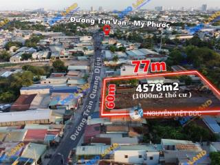 Ngộp ngân hàng 42tỷ bán gấp 4578m2 đất 60m mặt tiền chợ trần quang diệu, sát ngã 6 an phú
