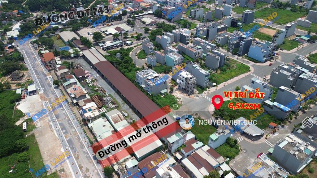 Bán gấp lô góc ngã tư ngang 6,5m tổng 130m2 mặt tiền đường 22m, ngay ql1k giáp làng đại học thủ đức