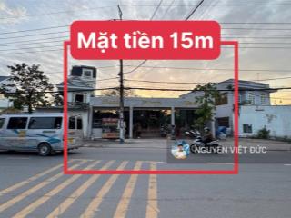Bán đất 261m2 tặng quán cafe mặt tiền 15m trục chính lê thị trung kinh doanh sầm uất gần uỷ ban
