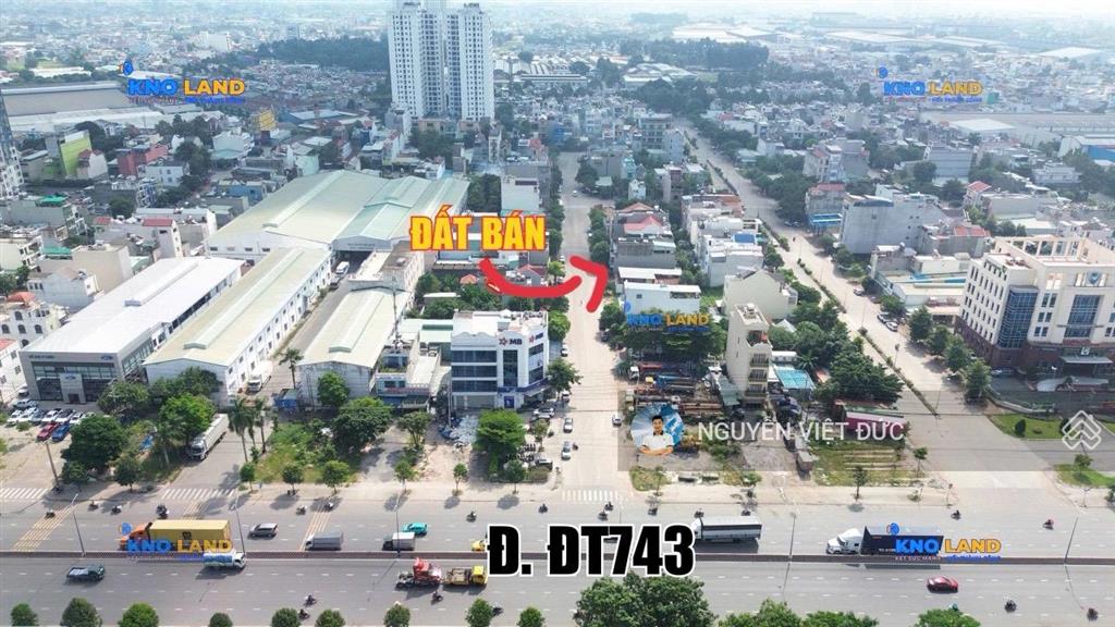 Bán đất mặt tiền trục chính 22m ngay vincom dĩ an ngã tư 550 kế bên kcn sóng thần giáp thủ đức
