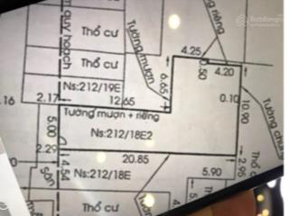 Chính chủ bán nhà nát 212/18 e2, hẻm 212 nguyễn trãi, p. nguyễn cư trinh, đường 8m, qui hoạch 12m