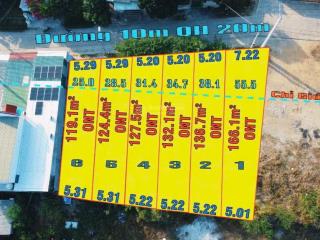 Bán 6 lô đất thổ cư mặt đường 10m (qh 20m) vĩnh phương, nha trang giá chỉ từ 1,15 tỷ