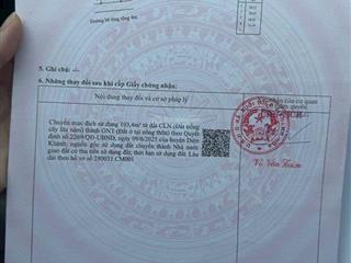 Bán lô đất thổ cư xã suối tiên huyện diên khánh