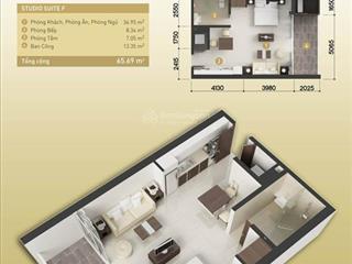 Bán 2 căn studio liền kề, full nội thất, the costa nha trang