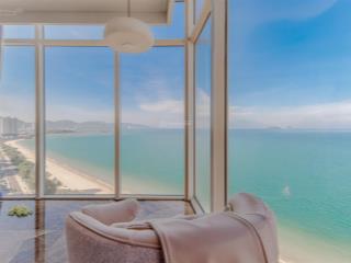 Bán căn hộ vip 2pn trọn mặt tiền biển tại the costa nha trang, giá 31 tỷ, nội thất sang trọng