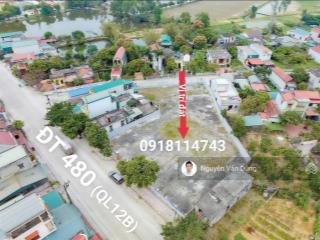 Bán đất 1.515,5m² có 2 mặt tiền  ql12b. xây lâu đài, ks đẹp.  0918 114 ***