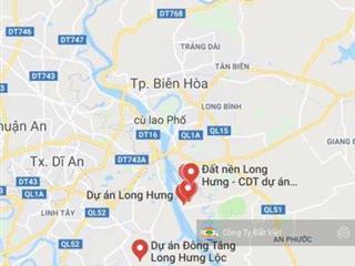 Cần bán lô đất đường 21m khu 5, dự án long hưng city, diện tích 120m2, lô hd41,  0914 920 ***