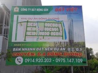 Bán gấp 1 vài lô đất, khu dân cư Đông Dương Đường Bưng Ông Thoàn, phường Phú Hữu, TP Thủ Đức.