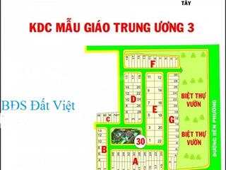 Bán nền nhà phố kdc mẫu giáo tw3, phú hữu, tp thủ đức, đường 12m, dt 6x18m, giá 80 tr/m2