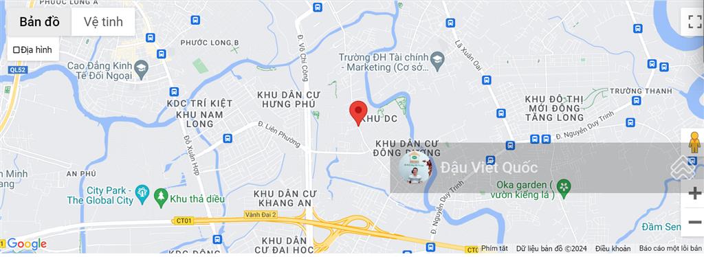 Bán đất nền dự án kdc đông dương, phường phú hữu, quận 9 (thành phố thủ đức), đường bưng ông thoàn