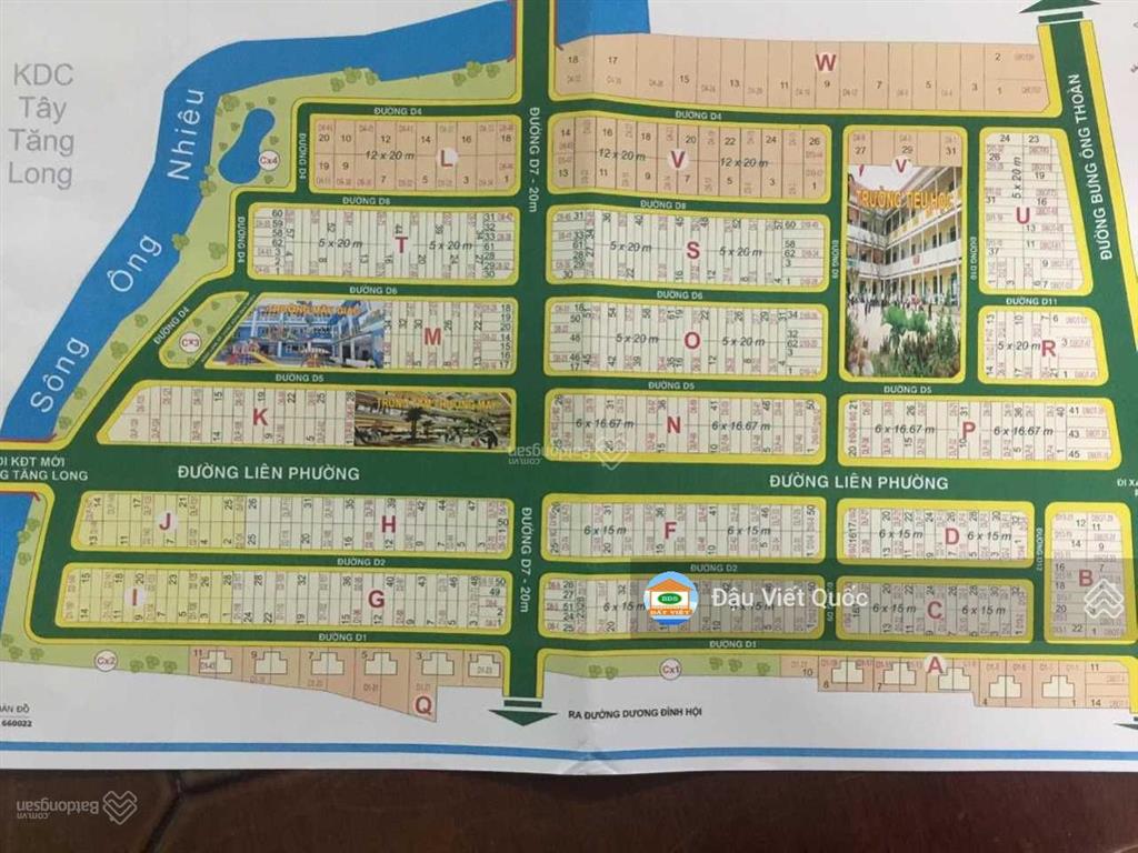 Bán đất sở văn hoá thông tin tp thủ đức, dt 90m2, 240m2, ngay ngã tư liên phường  bưng ông thoàn